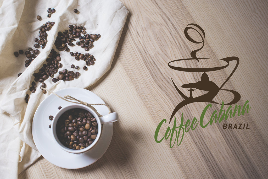 coffee mug and Coffee Cabana Brazil logo